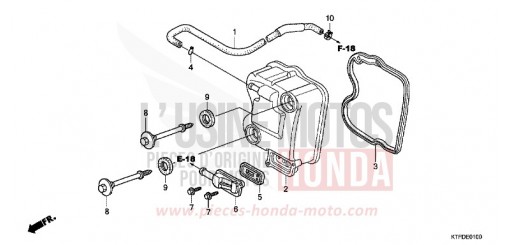 CYLINDER HEAD COVER SH150SB de 2011